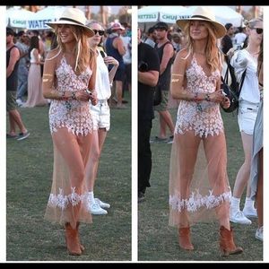 For Love and Lemons Luau long maxi dress